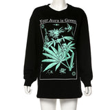 Gothic-Sweatshirt<br> Marihuana