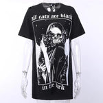 Gothic-T-Shirt<br> Alle Katzen sind schwarz 