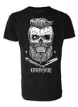 T-Shirt Gothique <br /> Crâne à Barbe - L'Antre Gothique