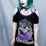 Gothic-T-Shirt<br> Ich bin mein Katzenmensch 