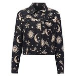 Gothic Jacket<br> Crescent Moon Pattern