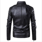 Gothic Jacket<br> in Braided Leather