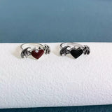 Gothic Ring<br> Bat and Heart