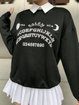 Gothic-Pullover<br> Ouija 