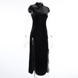 Gothic Dress<br> Long Black