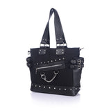 Gotische Handtasche<br> Vintage genietet 