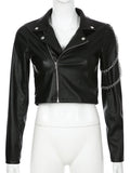 Gothic Jacket<br> Chained Motorcycle 
